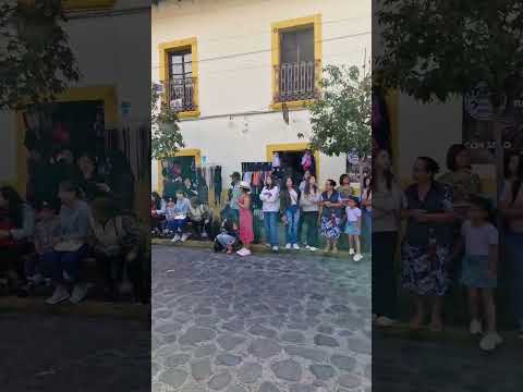 Recorrido de los Paricipantes en el Festival Nacional de Mascaras Danzantes en Coscomatepec