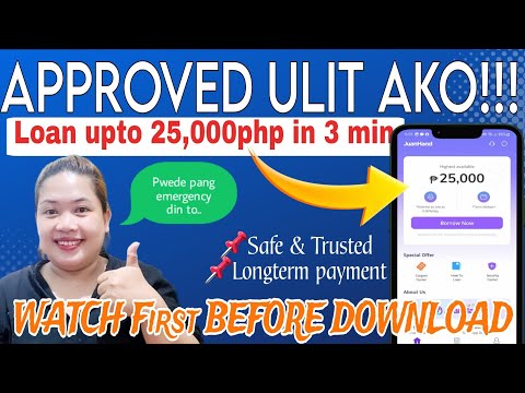 LEGIT NOT 7 DAYS PAYMENT || 25,000PHP MAXIMUM PWEDE HIRAMIN || LEGIT LOAN APP REVIEWS