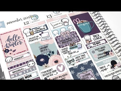 Plan With Me: Hello Winter! (ft. Twolilbees)