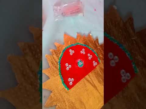 mukut for maa durga # mukut craft #ytshorts