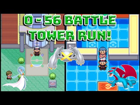 0-56 Sapphire Battle Tower, Full Run!