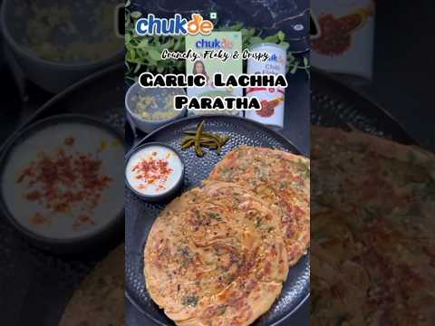 Flaky & Crispy Garlic Lachha Paratha| Chukde Spices