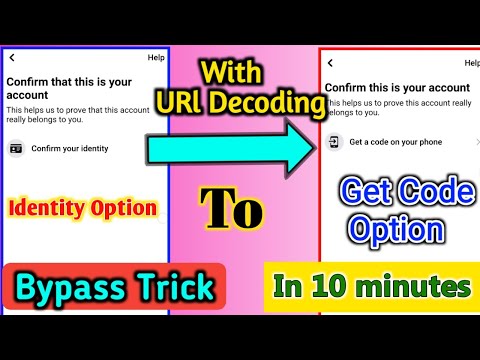 Locked Facebook Account Confirm Your Identity To Get Code On Your Phone Option With Bypass Trick