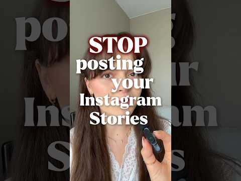 STOP posting Stories! #contentcreationtips #contentmarketing #socialmediatips #socialmediamarketing