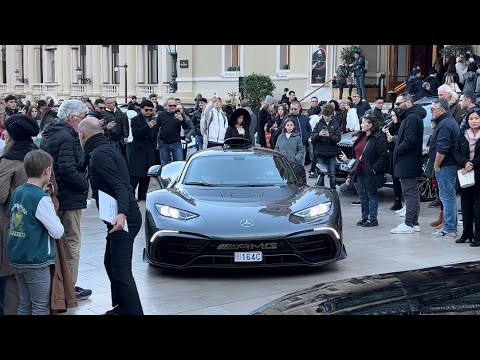 Multi-Millionaire leave the casino square driving an AMG ONE!!