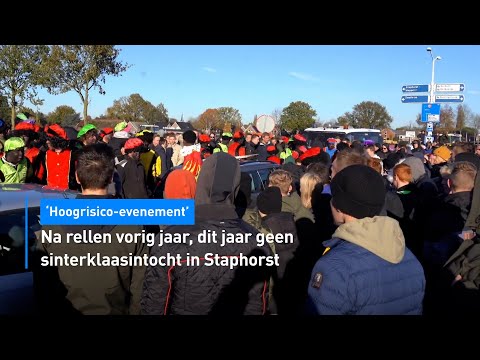 Na rellen vorig jaar, dit jaar geen sinterklaasintocht in Staphorst | Hart van Nederland