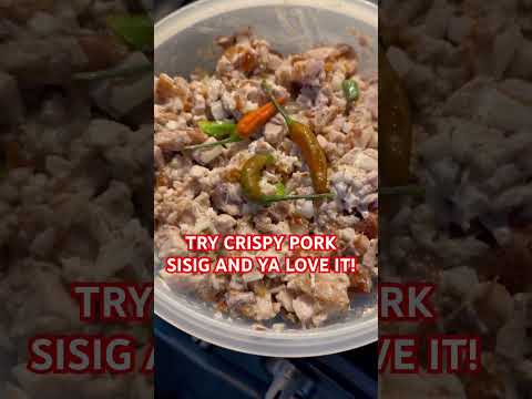 Crispy Pork Sisig Recipe! #pinoyfood  #porksisig  #crispysisig