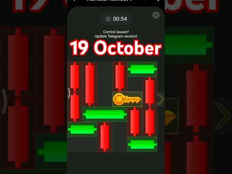 19 October Mini Game Puzzle Hamster Kombat #shorts #ytshorts