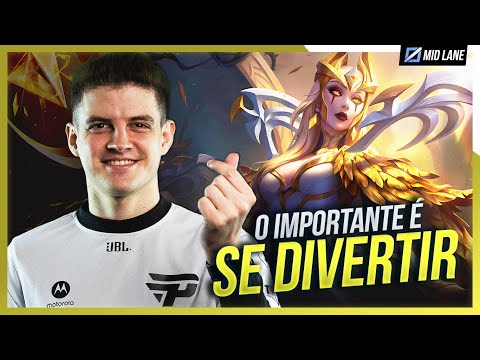 LE BLANC em um jogo onde ela não fazia sentido, porque o importante é SE DIVERTIR!