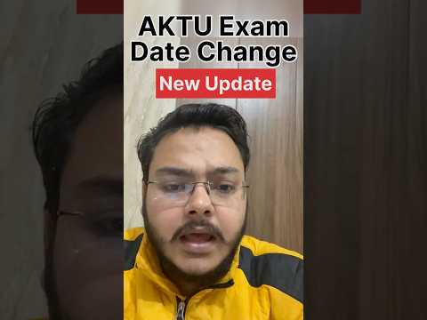 AKTU exam date change update 🤯#aktu #bsppharmacy #bpharma #dpharma #punitsir