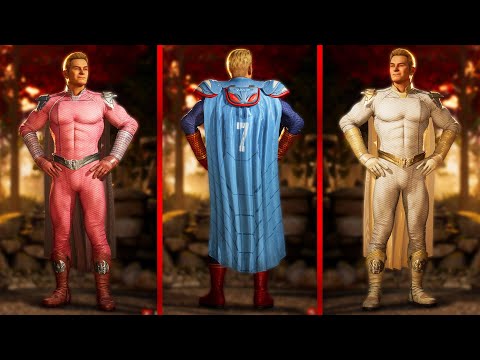 Homelander All Color Pallets and Capes - Mortal Kombat 1