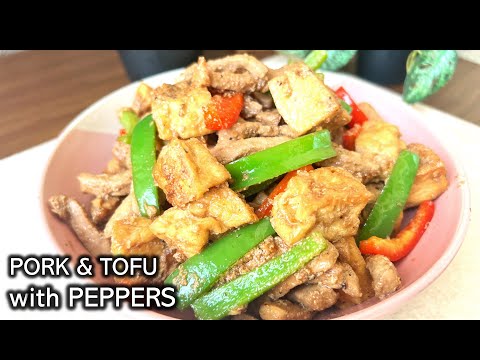 Stir Fry PORK STRIPS & TOFU with Peppers | Restaurant-style Recipe