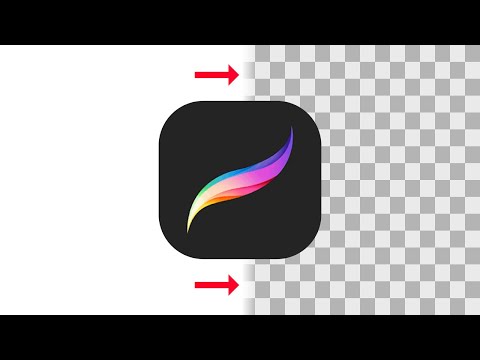 Delete A White Background with Procreate