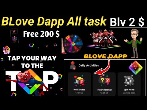 BLove Dapp Daily Reward points ? || BLove Dapp Free 💯 💲|| Online earning platform BLove Dapp 🆔