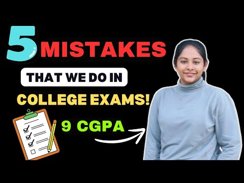 How to Score More in College Exams💥? 5 Mistakes to avoid😭 | Placements |  Tech with Ramya