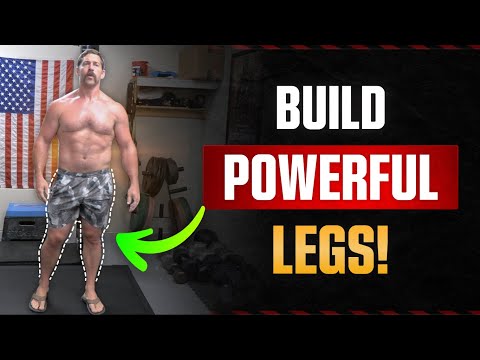 Build Bigger and More POWERFUL Legs Full Kettlebell Routine | Coach MANdler