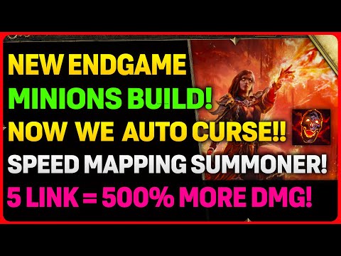 NEW AUTO CURSE + SRS Endgame Summoner Build! | UPDATED With 5 Links Now!!