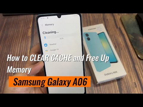 Samsung Galaxy A06: How to CLEAR CACHE and Free Up Memory