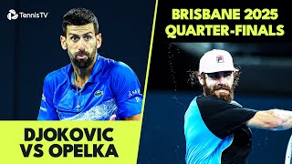 Reilly Opelka Stuns Novak Djokovic 😱 | Brisbane 2025 Highlights