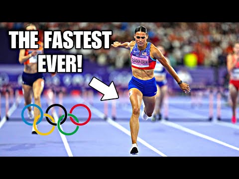 THE FASTEST EVER | SYDNEY MCLAUGHLIN-LEVRONE WORLD RECORD AT THE OLYMPICS