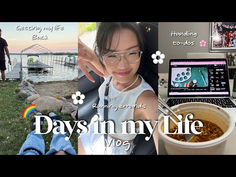 FEW DAYS IN MY LIFE 🌼 *Getting my life back together*