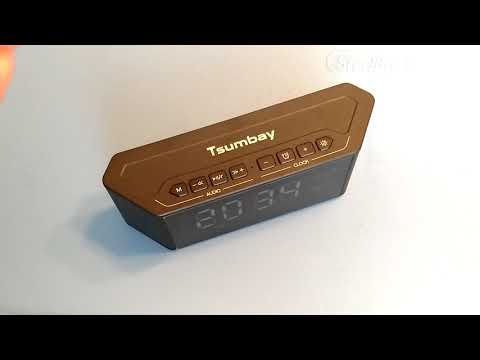 tsumbay bluetooth speaker / clock / alarm review