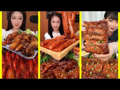 다양한 비계 고기 먹방 양고기 돼지고기 족발 | Various food eating show | Ep23