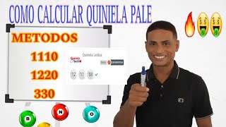 METODO QUINIELA PALE COMO CALCULAR métodos 1220 1110 1330🤑🔥🔥