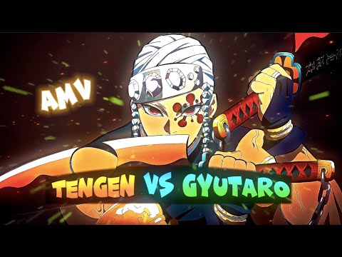 4K Tengen VS Gyutaro LEGENDARY Fight [ Life in rio - Amv/Edit ] #demonslayer