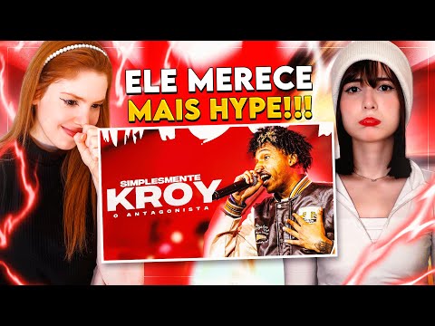 REACT SIMPLESMENTE KROY (Batalha de Rimas) | CR Reacts