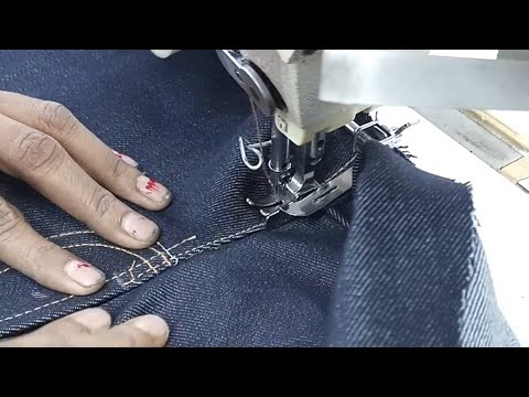 Jeans pant making process |