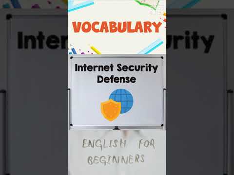 Cybersecurity | Malware | IT | What is Cyber Security? | Vocabulary | English Lesson | Part 1