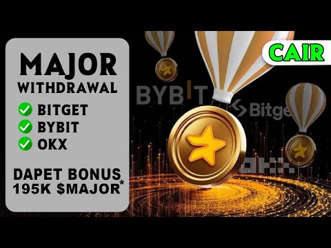 Tutorial Withdraw Major ke Bitget, Bybit dan OKX Exchange | BKD tutorials Airdrop Withdrawal