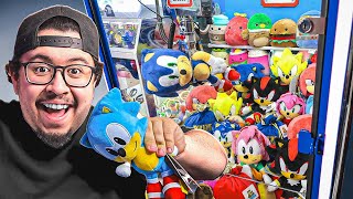 All SONIC 3 Plush Inside Claw Machine