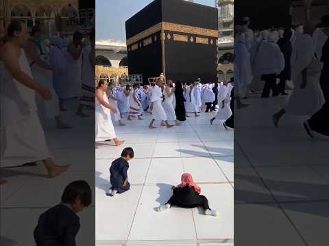 cute baby in the lucky Makkah madina #viral #shorts #foryou  #shortsfeed