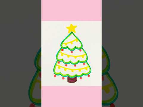 Christmas drawing #shorts #art #ytshorts #shortvideo @easydrawingdiy