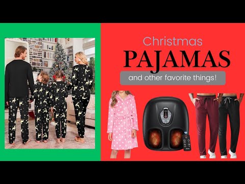 LIVE! Matching Family Christmas Pajamas [FASHION SHOW] + Lounge Wear