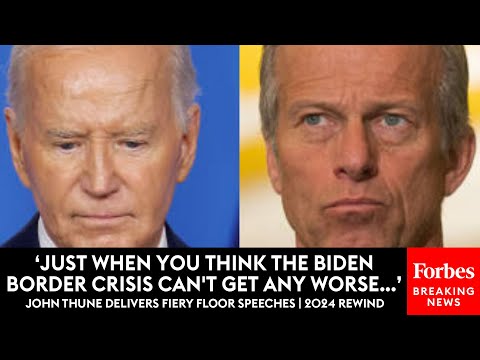 John Thune—Now Senate Majority Leader-Elect—Tears Into Biden & Dems On Senate Floor | 2024 Rewind