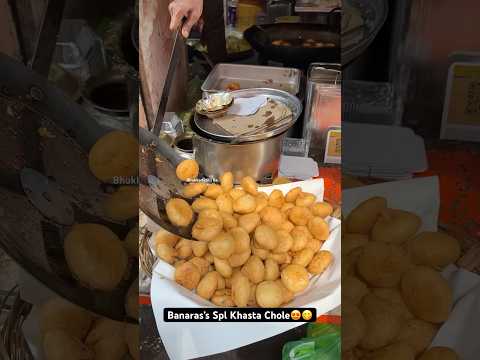 Banaras’s Spl Khasta Chole😍😋|| Indian Street Food