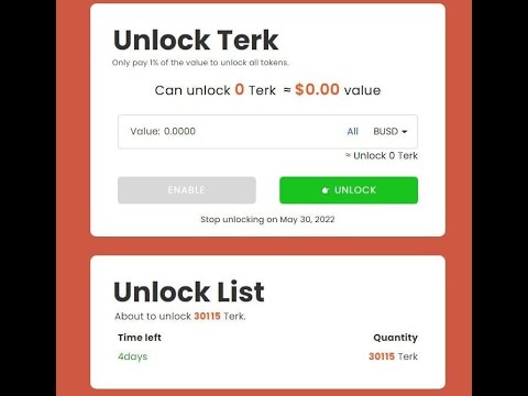 Terk Token Unlock | Terk Token Swap | Terk Airdrop Token Unlock And Swap | #terk #terktoken #airdrop