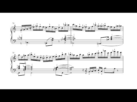 Nikolai Kapustin - Wandering, Op. 153 (2013) [Score-Video]