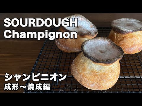 【成形動画レシピ】シャンピニオンの成形〜焼成まで SOUREDOUGH Champignon