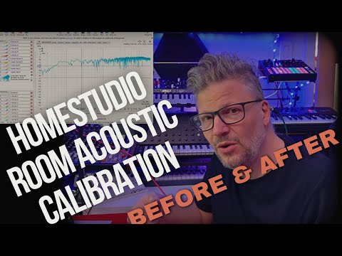 #homestudio room acoustic calibration: before and after