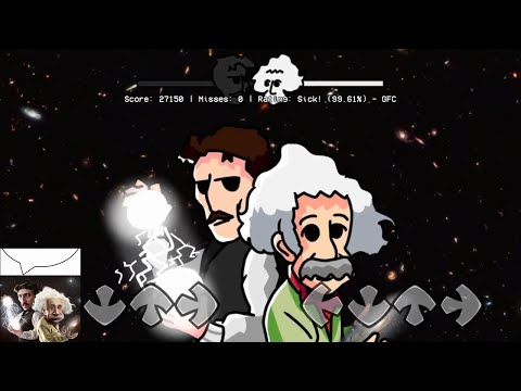 Nikola Tesla & Albert Einstein (FNF MOD/MEME)