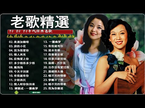 【懷舊經典老歌】【老歌精選】懷舊金曲勾起你我青春回憶 ~70 ~ 80后经典老歌一人一首成名曲 : 鄧麗君, 尤雅, 杨小萍, 青山, 凤飞飞, 谭顺成,  劉家昌,  陳芬蘭, 姚蘇蓉