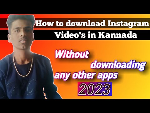 how to download Instagram video in Kannada @LuckyLikeshYash @raamcreations1755  #likhith007