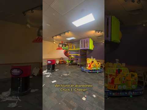 WE FOUND AN ABANDONED CHUCK E. CHEESE! Full coverage video on our channel!