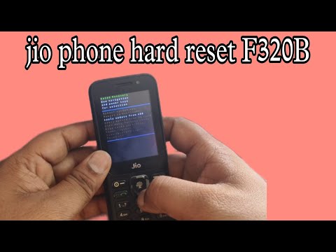 Jio f320B hard reset || jio phone PIN lock remove || F320b hang on logo