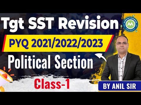 Tgt SST Previous Paper  Class-2 Political MCQ 2021 to 2023 Htet Exam  By Anil Sir Also for Reet