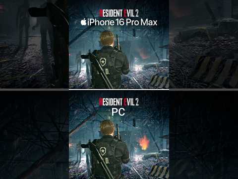 Resident Evil 2 Remake iPhone 16 Pro Max vs PC